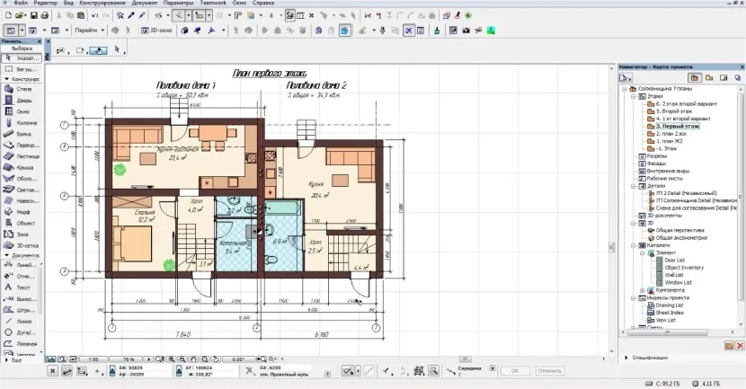 Projekt domu w ArchiCAD