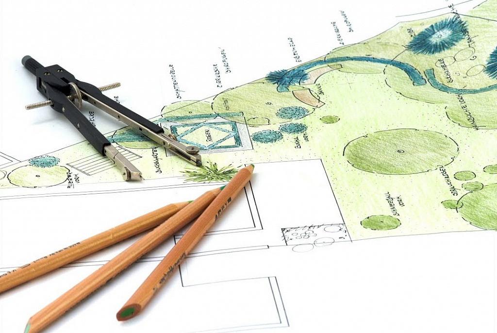 Ландшафтний дизайн олівцем: з чого розпочати оформлення ділянки