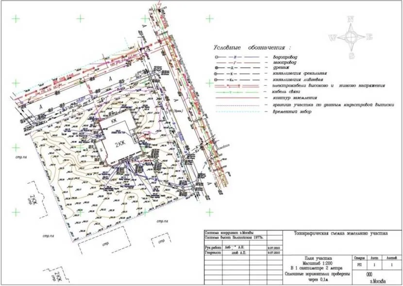 Topografia z sieciami mediów