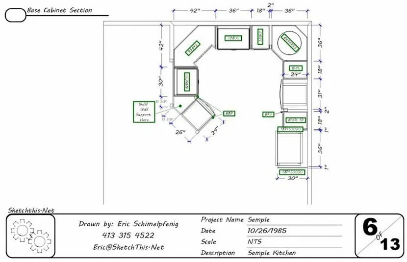 План приміщення з Sketchup