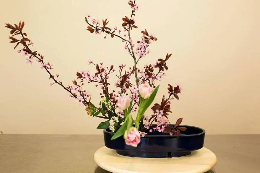 Piękna japońska ikebana