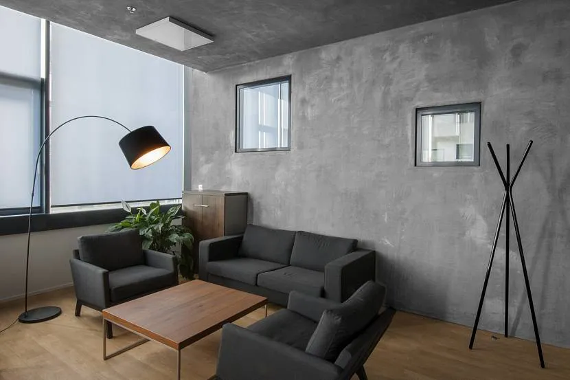 Betonowa dekoracja ścienna w stylu loft