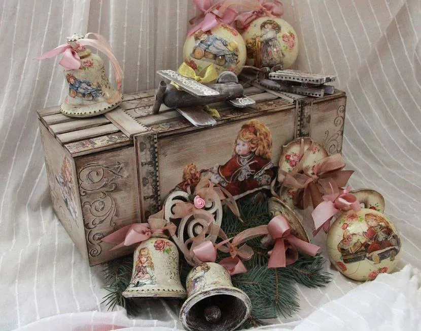 Decoupage - noworoczna niespodzianka