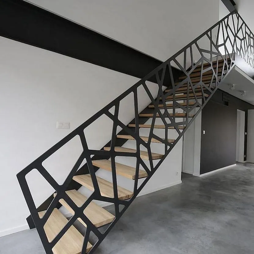 Metalowa balustrada w stylu loft