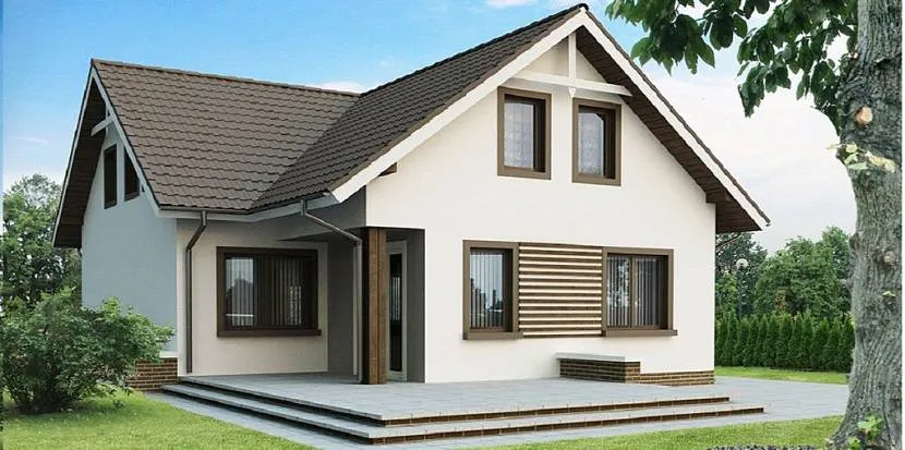 Готовий будинок під ключ може мати різні форми, і приховувати під обробкою основний матеріал, з якого він побудований.