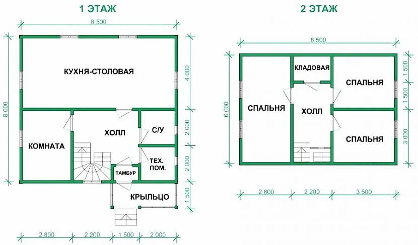 Budynek z bloczków betonowych