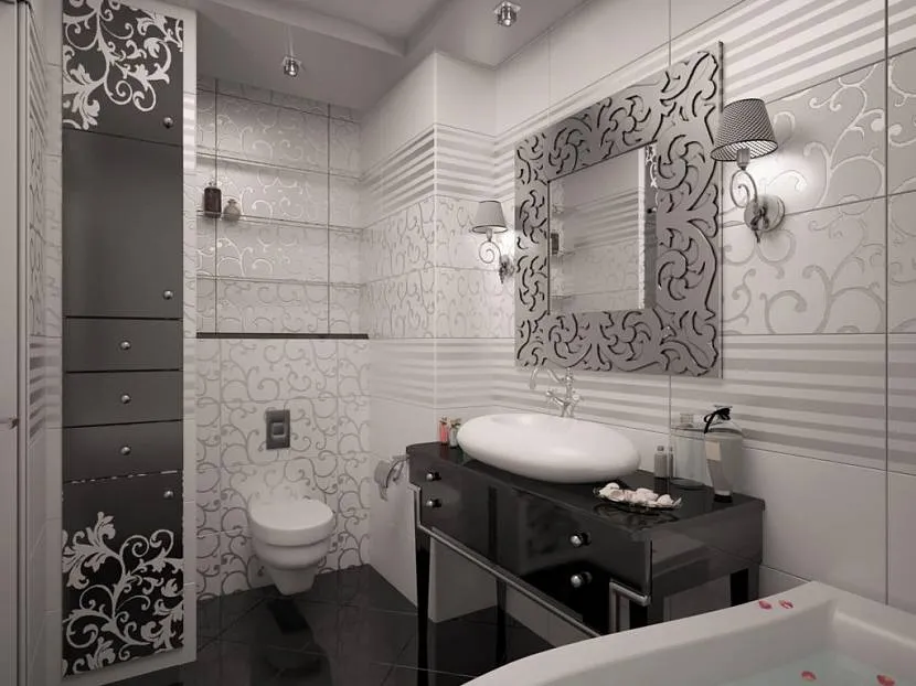 Prysznic w stylu Art Deco