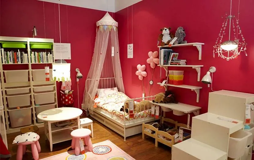 Pokój dziecięcy dla dziewczynek IKEA