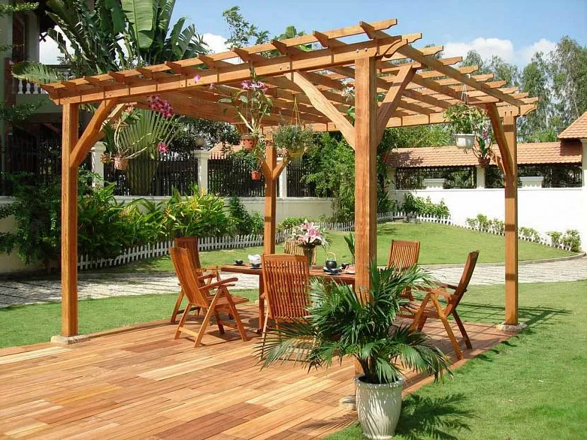 Drewniana pergola