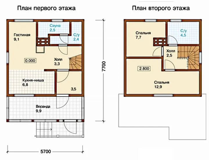 Планування котеджу з металокаркасу «під фахверк»