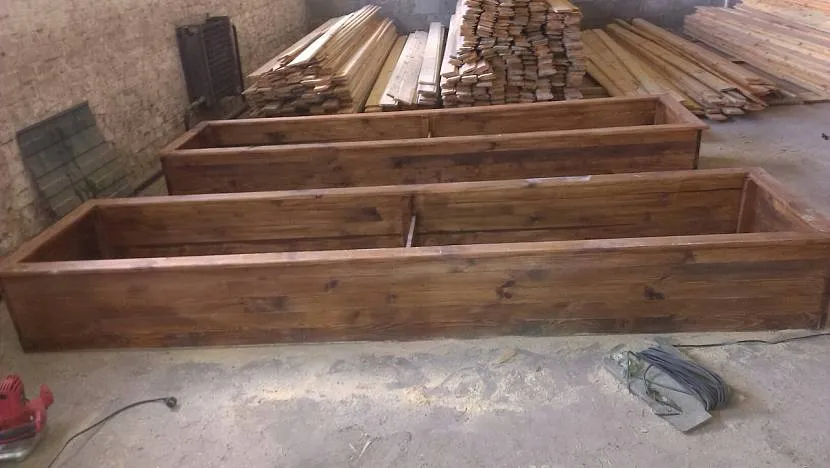 Proces produkcyjny pojemników drewnianych
