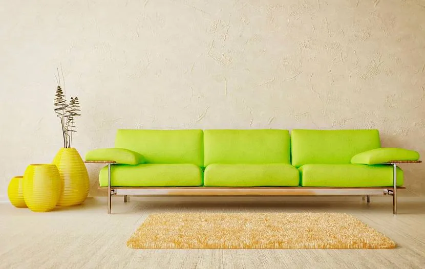 Sofa w "trujących" kolorach