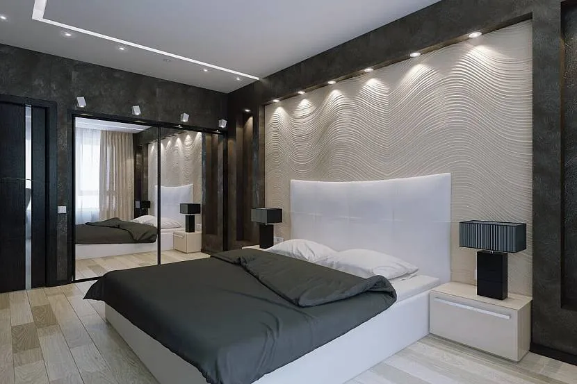 Спальня в стилі hi-tech