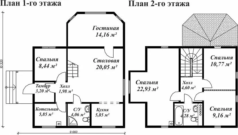 Планування зі спальнею на 1 поверсі