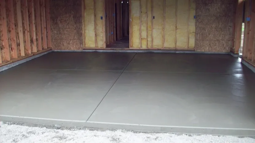 Posadzki betonowe w garażu