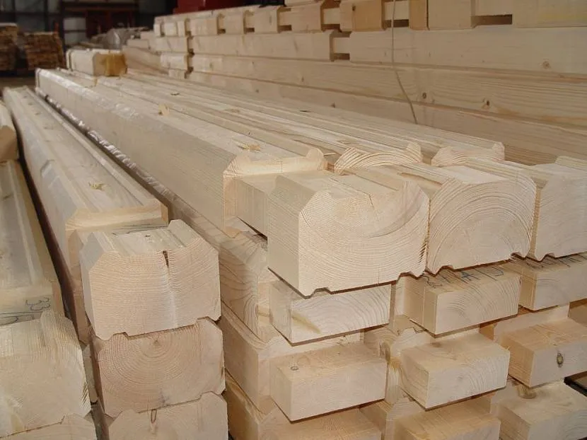 Drewno profilowane o naturalnej wilgotności