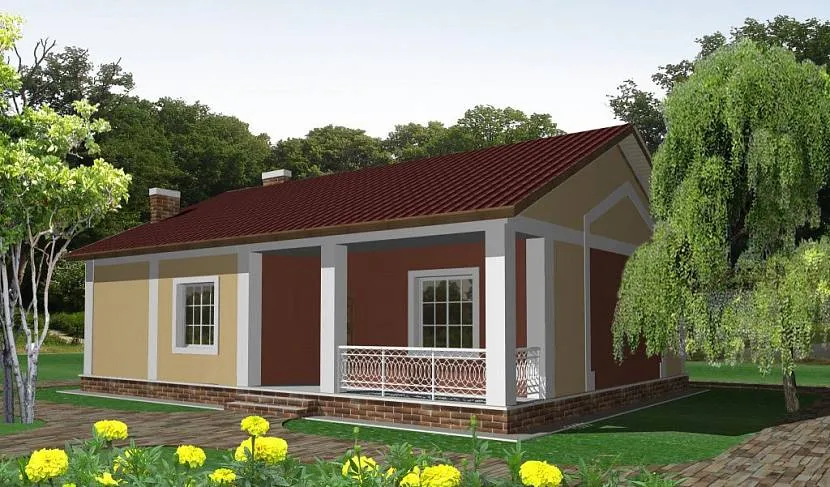 Dom z tarasem może zmieścić się nawet na powierzchni do 100 metrów kwadratowych. m.